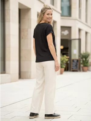 Damen-T-Shirt ALTISPORT DEBBI SCHWARZ