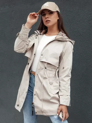 Damenjacke DSTREET FASHLOVE TY4393 HELLGRAU