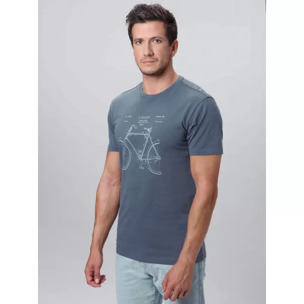  Herren-T-Shirt LOAP BREDAR BLAU 