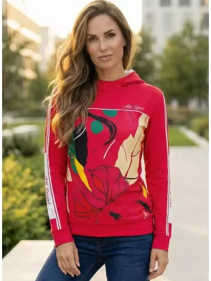 Funktionaler Sweatshirt -Prämie von Frauen ALTISPORT VOJ/ALW042MI01 ROSA