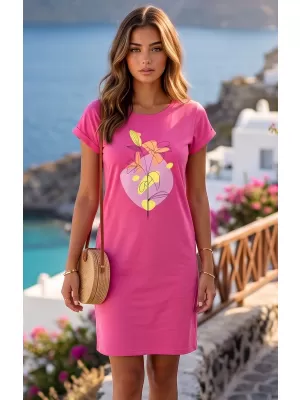 Frauen erweitert t -Shirt/Kleid ALTISPORT ALW187178 LILA