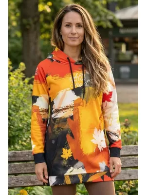 Funktionelles erweitertes Damen-Sweatshirt Premium ALTISPORT VOJ/ALW019MI03 ORANGE