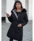 Damenmantel DSTREET TRENDNEL SCHWARZ Dstreet1