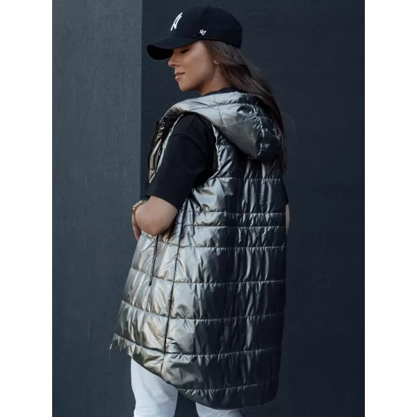 Weste DSTREET PIXIECODE TY4437 DUNKELGRAU 