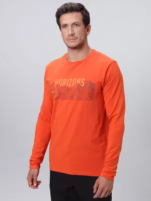 Herren-T-Shirt LOAP ALVAR ORANGE
