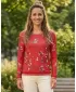 Damen-T-Shirt ALTISPORT DEVANA ROT