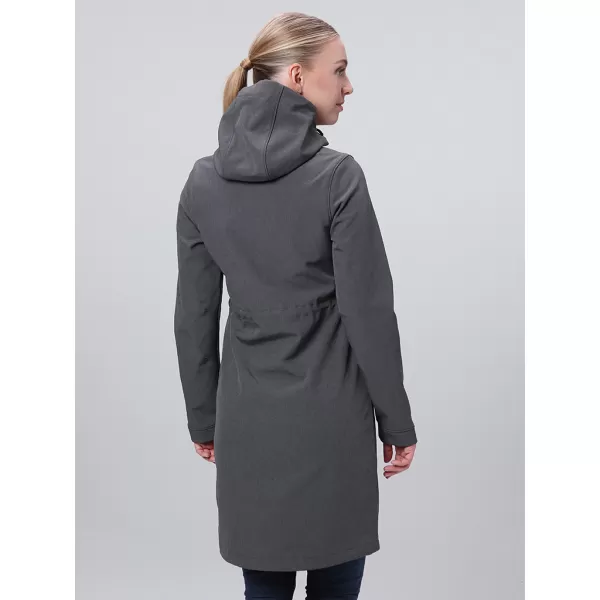  Softshell-Mantel für Damen LOAP LUNARA DUNKELGRAU 