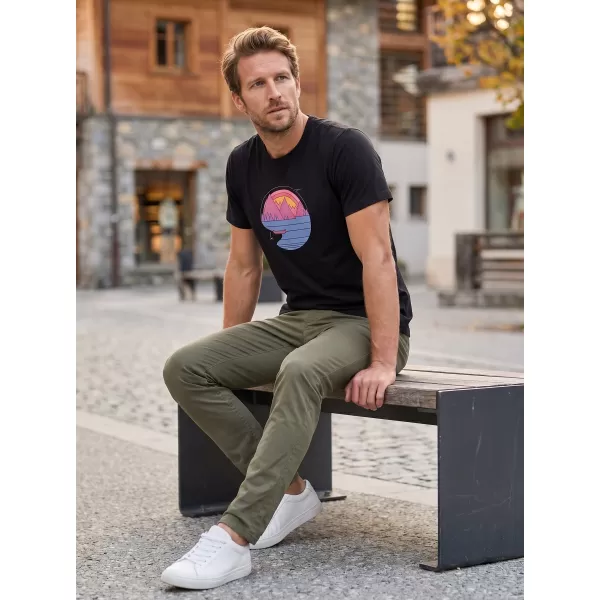  Herren-T-Shirt ALTISPORT ALM186129 SCHWARZ 