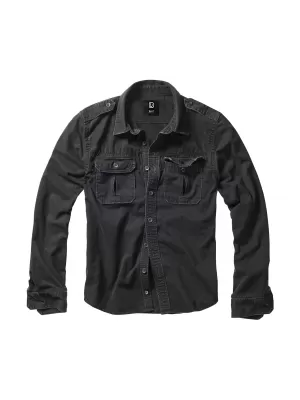 Hemd BRANDIT VINTAGE BD9373 SCHWARZ