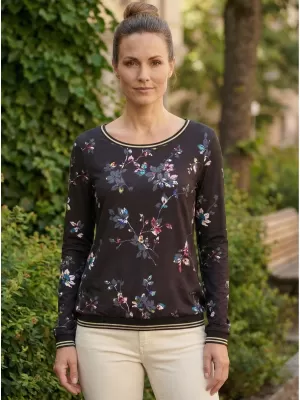 Damen-T-Shirt ALTISPORT DEVANA SCHWARZ