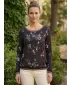 Damen-T-Shirt ALTISPORT DEVANA SCHWARZ