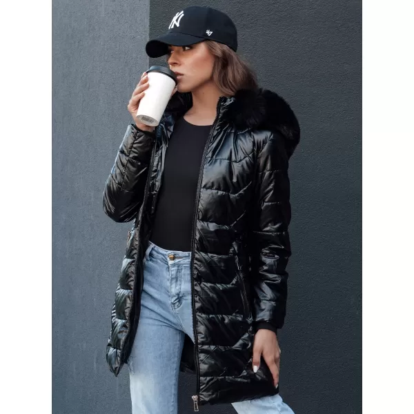  Mantel DSTREET SHINE SCHWARZ 