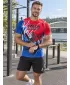 Herren Funktions-Kompressionsshirt mit kurzen Ärmeln Premium ALTISPORT VOJ/ALM036TR04 LÖWE