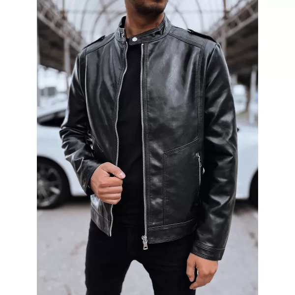  Herrenlederjacke DSTREET tx4714 SCHWARZ 