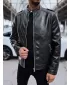 Herrenlederjacke DSTREET tx4714 SCHWARZ
