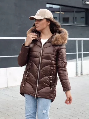 Damenjacke DSTREET WINTERCHIC KARAMELL