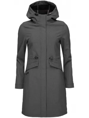 Softshell-Mantel für Damen LOAP LUNARA DUNKELGRAU