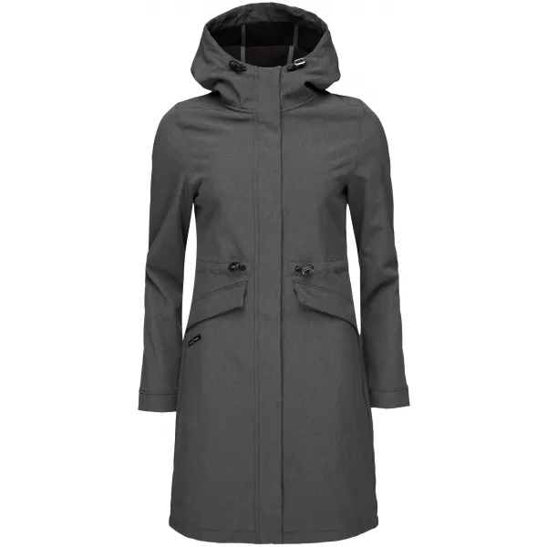 Softshell-Mantel für Damen LOAP LUNARA DUNKELGRAU 