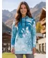 Funktionelles erweitertes Damen-Sweatshirt Premium ALTISPORT VOJ/ALW020MI03 BLAU