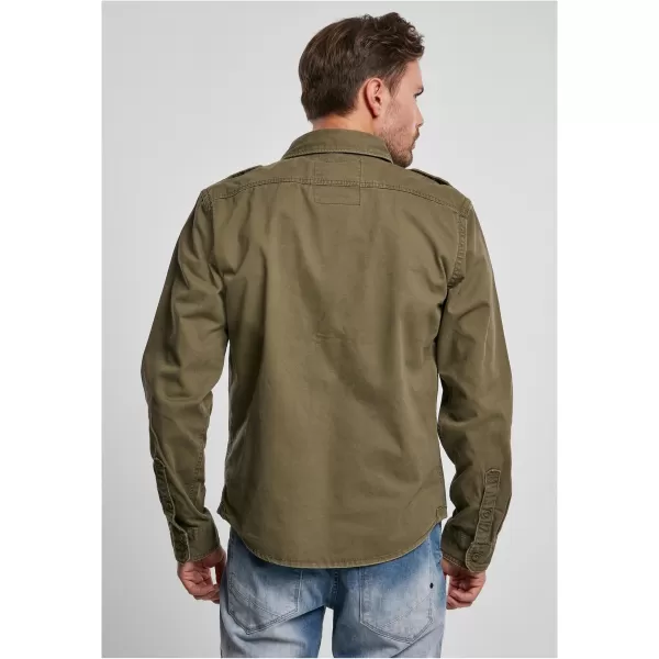  Hemd BRANDIT VINTAGE BD9373 OLIVE 