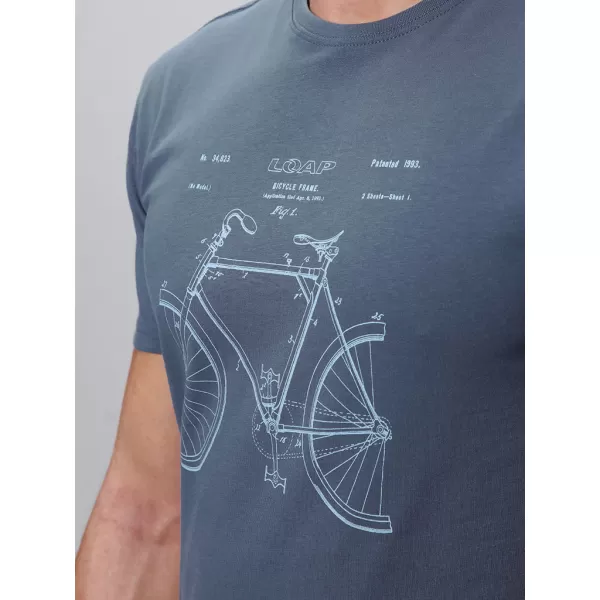  Herren-T-Shirt LOAP BREDAR BLAU 