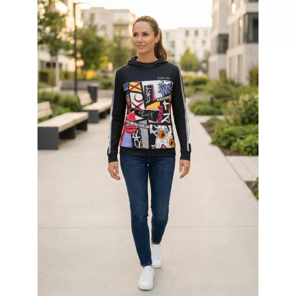 Hochwertiges Funktions-Sweatshirt für Damen ALTISPORT VOJ/ALW041MI01 SCHWARZ 