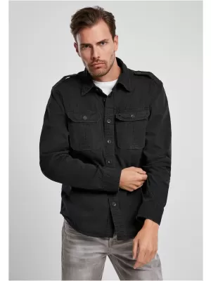 Hemd BRANDIT VINTAGE BD9373 SCHWARZ