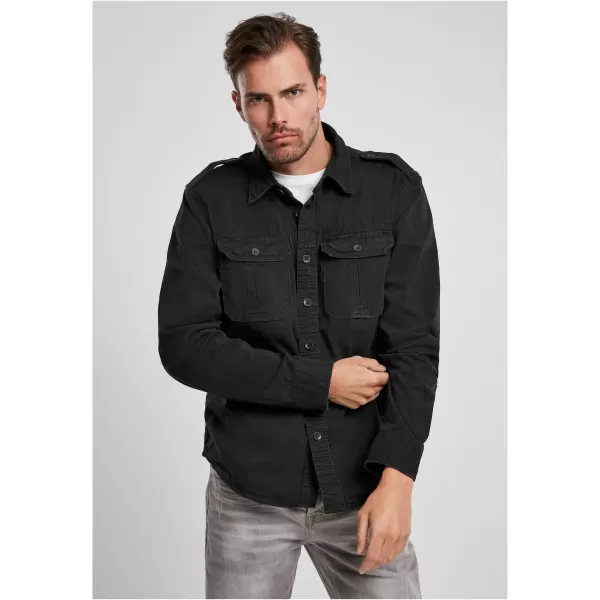  Hemd BRANDIT VINTAGE BD9373 SCHWARZ 