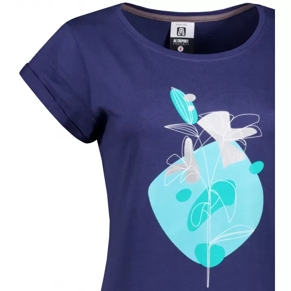  Frauen erweitert t -Shirt/Kleid ALTISPORT ALW187178 MITTERNACHT 