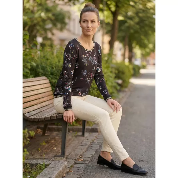 Damen-T-Shirt ALTISPORT DEVANA SCHWARZ 