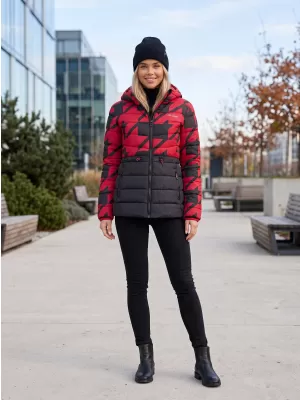 Damenjacke ALTISPORT DARCIA SCHWARZ ROT