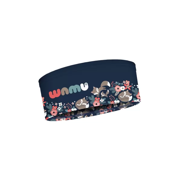  Sport-Stirnband für Kinder WAMU LIŠKY BLAU 