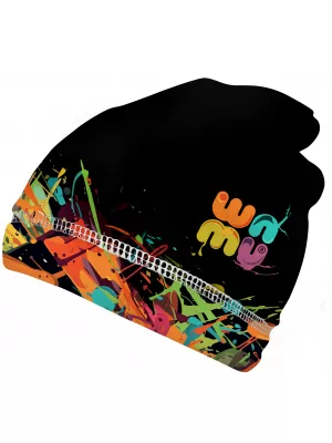 Baby Fleece Cap WAMU GAME ON SCHWARZ
