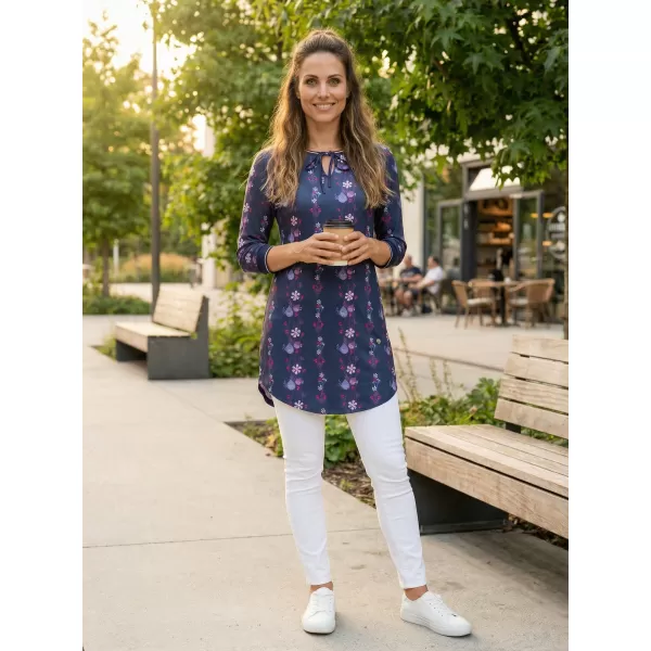  Damen-T-Shirt KIXMI TRISHA DUNKELBLAU 