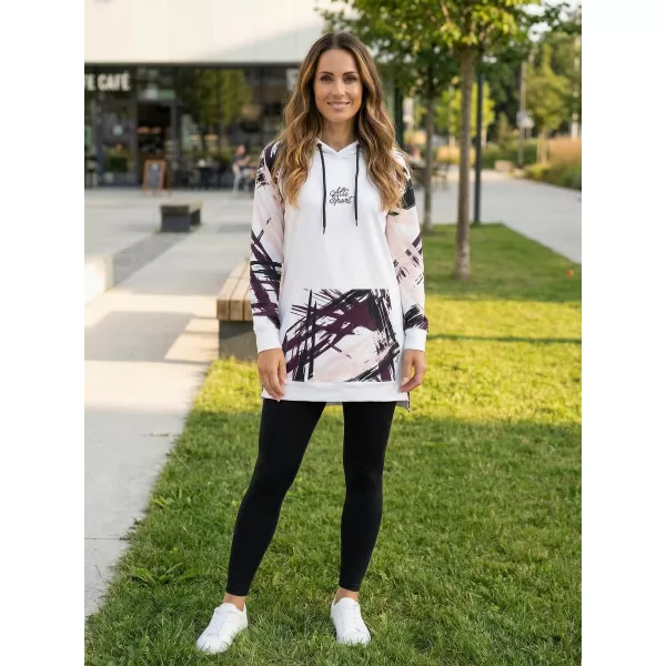  Funktionelles erweitertes Damen-Sweatshirt Premium ALTISPORT VOJ/ALW039MI03 WEIß 