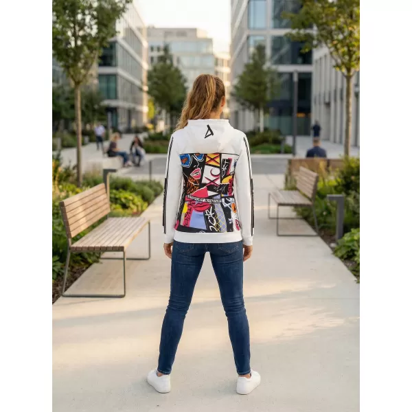  Hochwertiges Funktions-Sweatshirt für Damen ALTISPORT VOJ/ALW041MI01 WEIß 