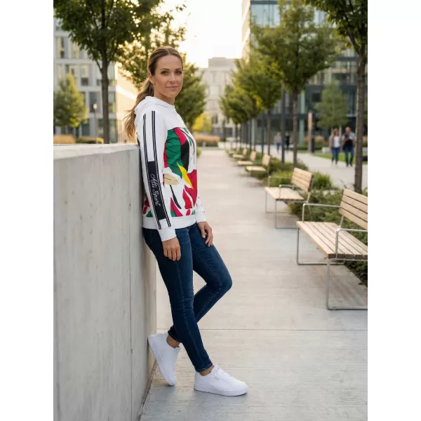  Funktionaler Sweatshirt -Prämie von Frauen ALTISPORT VOJ/ALW042MI01 WEIß 