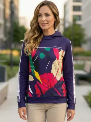 Funktionaler Sweatshirt -Prämie von Frauen ALTISPORT VOJ/ALW042MI01 MEERESBLAU