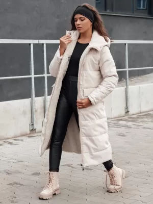 Wintermantel DSTREET GLAMPUFF BEIGE