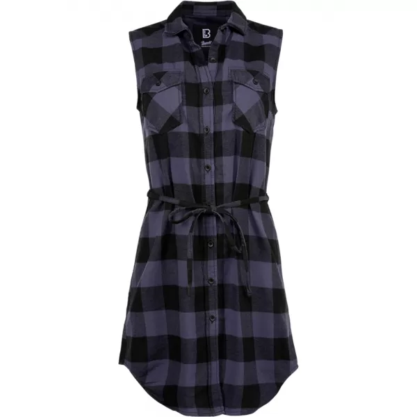   Hemdkleid BRANDIT BD44007 SCHWARZ/GRAU 