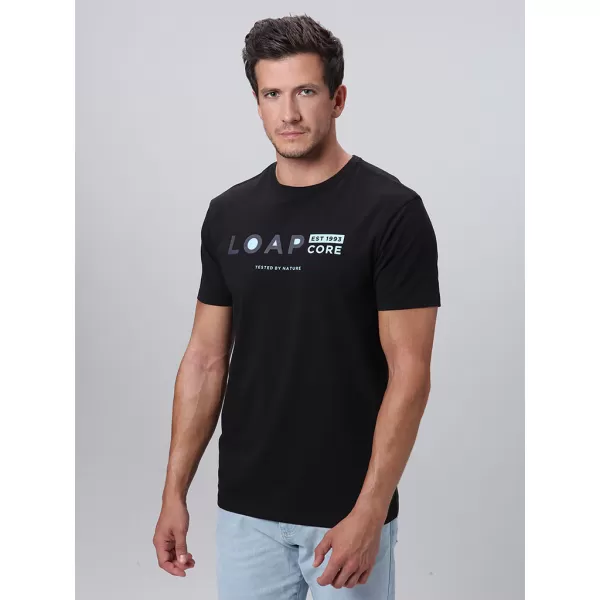  Herren-T-Shirt LOAP ALHON SCHWARZ 