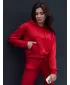 Damen Sweatshirt DSTREET TRENDHOOD ROT