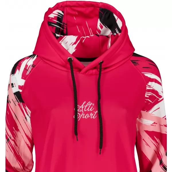  Funktionelles erweitertes Damen-Sweatshirt Premium ALTISPORT VOJ/ALW039MI03 VIVA MAGENTA 