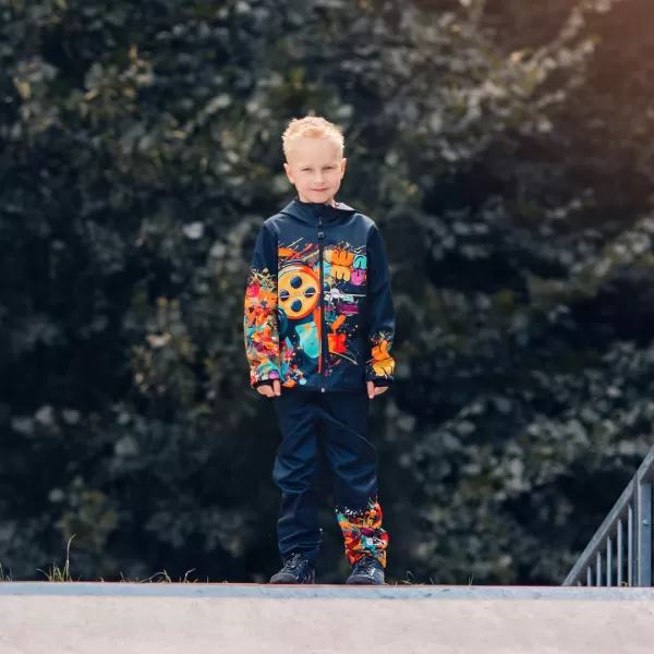  Baby Softshell Hosen WAMU GAME ON SCHWARZ 