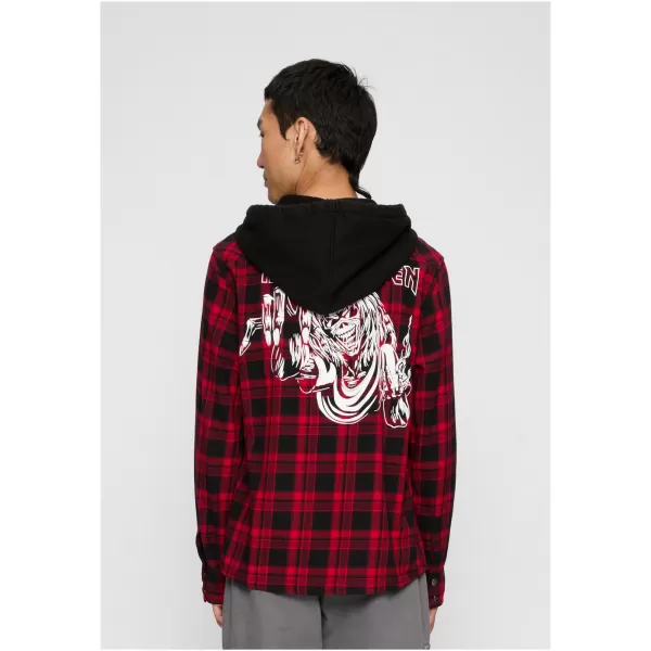  Herren -Sweatshirt BRANDIT IRON MAIDEN BD61048 DUNKELROT/SCHWARZ 