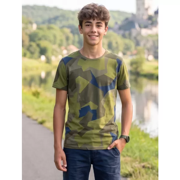  T -Shirt BRANDIT T BD6017 SCHWEDISCHE CAMO 