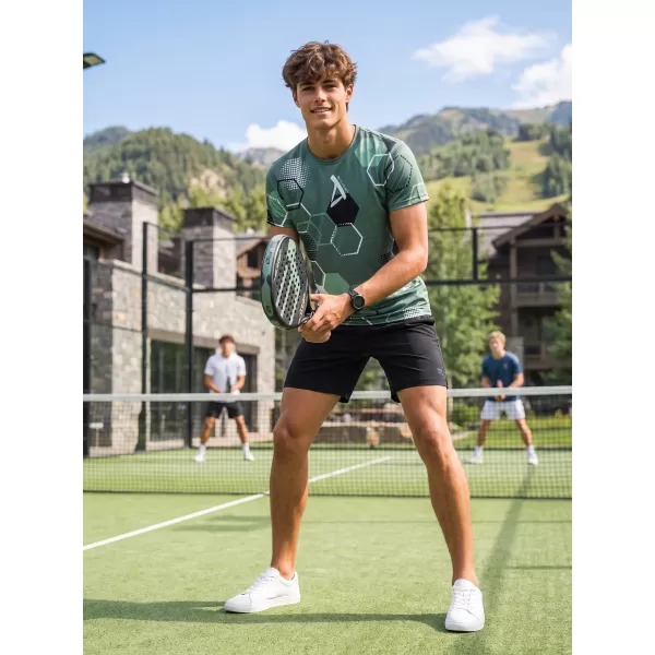  Funktionelles Premium-T-Shirt für Herren ALTISPORT VOJ/ALM037TR01 KHAKI/MILITÄR 