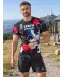 Herren Funktions-Kompressionsshirt mit kurzen Ärmeln Premium ALTISPORT VOJ/ALM036TR04 HEXA SCHWARZ