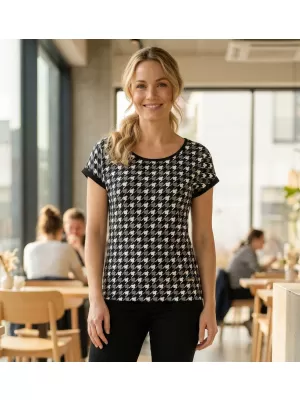 Damen-T-Shirt ALTISPORT DORIA SCHWARZ
