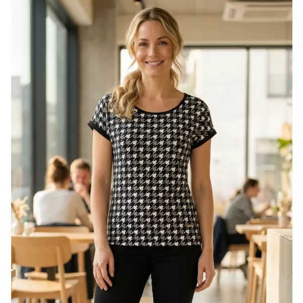  Damen-T-Shirt ALTISPORT DORIA SCHWARZ 